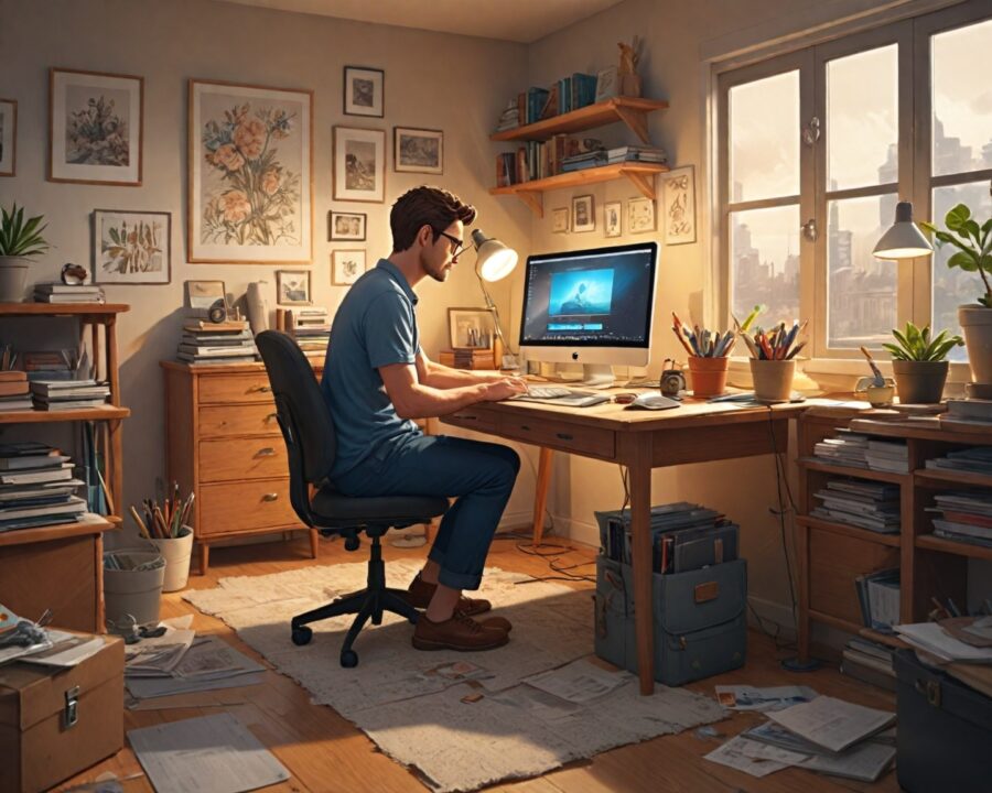 Como organizar o home office para máxima produtividade